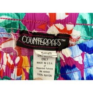 Vintage COUNTERPARS Bermuda Skort Made in USA Sz S  Skorts 90s